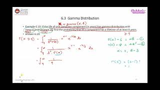 Example Related To Gamma Distribution
