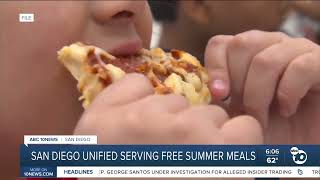 San Diego Unified Serving Free Meals During Summer Break