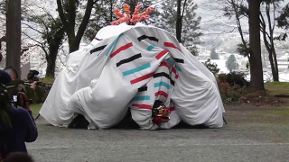 平成29年度 矢高諏訪神社春季祭典 上山獅子舞 宮中奉納舞い