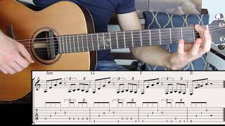 Number One Spanish Chord Progression You must Learn | Fingerstyle Guitar Lesson