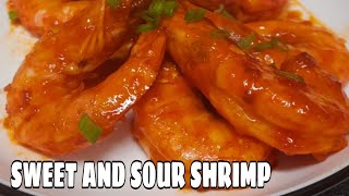 RESEP UDANG ASAM MANIS ALA HONGKONG || SWEET AND SOUR SHRIMP