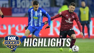 1. FC Nürnberg vs. Hertha BSC Berlin | 2018-2019 Bundesliga Highlights