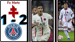 Metz vs PSG 1-2 - Extended Highlights & All Goals HD  2021