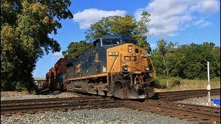 CSX YN3B AC44CW one unit wonder with a nice K3LA heads south @ Romulus w/ CSX Intermodal Train Q151