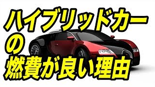 【雑学】ハイブリッドカーはなぜ燃費がいい？