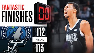 Final 6:55 WILD ENDING Timberwolves vs Spurs 👀| January 27, 2024