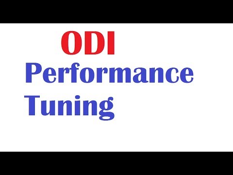 ODI performance optimization and tips