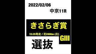 2頭的中　きさらぎ賞　G3 中京競馬　JRA 競馬予想