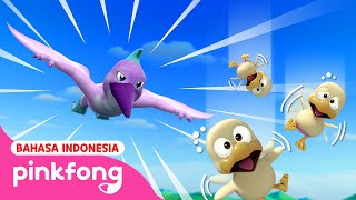 Pete Si Pteranodon | Pinkfong Sekolah Dino | Kartun Dinosaurus | Pinkfong Indonesia