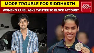 Women’s Panel Asks Twitter To Block Actor Siddharth’s Account After His Tweet About Saina Nehwal