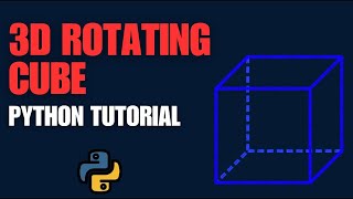 How to make a 3D rotating cube using python| Programming and coding with Python.| SKBGODMODE