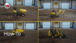 Wacker Neuson How-To: Biztonságos útmutató elektromos és E-gépekhez (HU)