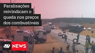 Greve dos caminhoneiros bloqueia dois pontos da BR-364 em Goiás