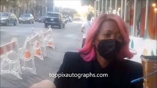 Erika Alexander signs autographs for TopPix