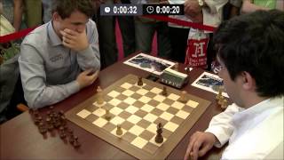 Magnus Carlsen vs Vladimir Kramnik - Blitz Chess Ending