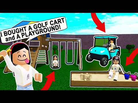 BLOXBURG UPDATE! BUYING THE NEW GOLF CART & PLAYGROUND ITEMS! -Roblox ...