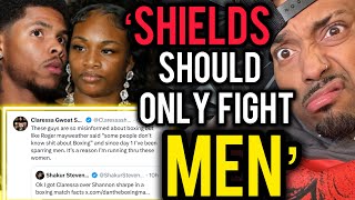 ‘THAT’S DELUSIONAL!’ Shannon Sharpe SHUTS DOWN Claressa Shields for Saying She Can Beat Male Boxers