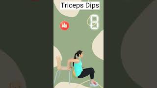 How to Triceps dip with Amazing result|Exercise for Everyone |#ytshort #viral #exercise