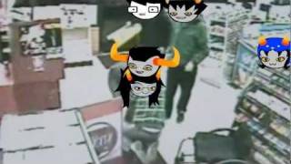 Tavros... foils a shop robbery???