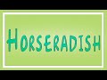 Horseradish Definition (What is Horseradish?) - Learn English - The Free Dictionary