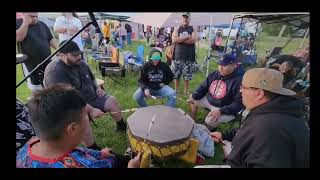 Medicine Rock @ Redcliff Powwow 2023 (5 man singing contest)