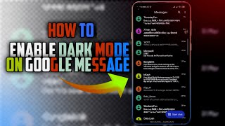 How to Enable Dark mode on Google message app Officially 2020 || Dark Theme on Miui 11 || Tec BiD