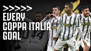 The Road to the 2020/21 Coppa Italia Final | Every Coppa Italia Goal! | Juventus