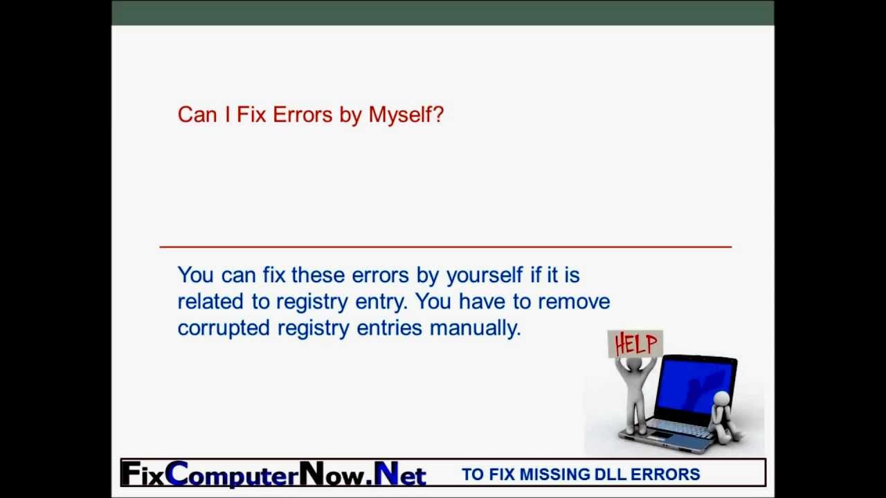 How To Fix Missing DLL Errors - YouTube