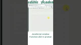 javascript alert box tutorial in easy step #shorts #javascript #alert 📢📣