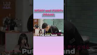 Wonyoung and Yujin's funny PRANK #shorts #ive #wonyoung #yujin #liz #gaeul #rei #leeseo