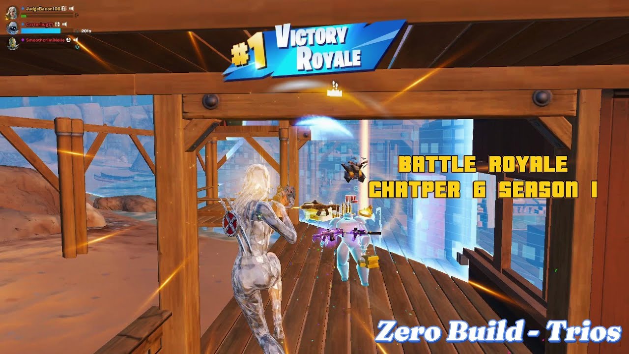 High Elimination Zero Build Trios Gameplay Fortnite Chapter 6 Season 1