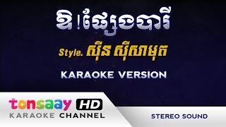 ឱ ផ្សែងបារី - ភ្លេងសុទ្ធ (Tonsaay Karaoke) Khmer instrumental