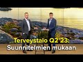 Terveystalo Q2'23: Suunnitelmien mukaan