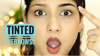 I TINTED MY BROWS AT HOME!! #FunkyFridays | Manasi Mau