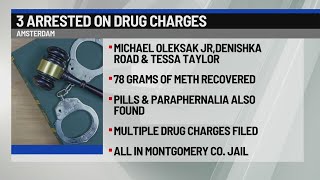 3 arrested on drug charges