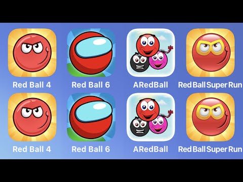 Red Ball 4, Red Ball 6, ARedBall, Red Ball Super Run Mobile Red Ball Game ASMR iOS, Android