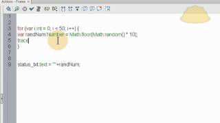 AS3 Random Number Generator Code - ActionScript 3.0 Tutorial