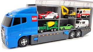 12 Type Cars Tomica ☆ Tomica opened and stored in the Okataduke convoy