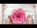 how to make a giant flower spellbound rose tutorial