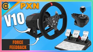 PXN V10 Racing Wheel. Force feedback for PS4, Xbox, PC