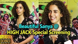 Sanya Malhotra Looks Beautiful At HIGH JACK Movie Special Screening