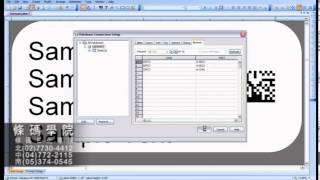 條碼學院 BarTender 資料庫連線教學
