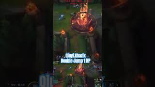 Qiuyi Khazix Double Jump 1 HP #qiuyi #khazix