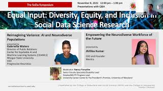 SoDa Symposium: Gabriella Waters \u0026 Jhillika Kumar - November 8, 2022 | UMD iSchool