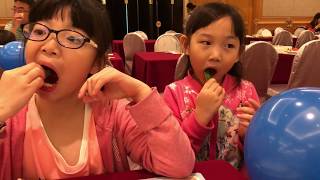 李庭萱10歲-陳莘亞5歲11個月-李妍葶4歲-李鈞豪2歲一起玩樂-2018年4月5日