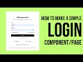 Build a Modern Login Page in 20 Minutes with Next.js, ShadCN, & Tailwind CSS!
