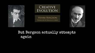 Bergson Introduction to Creative Evolution and Canguilhem's Commentary