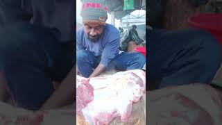 Big size beef cutting technique by expert butcher #reels #shorts #best #amazing