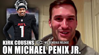 Kirk Cousins on Falcons taking Michael Penix Jr.: The focus is on winning games!
