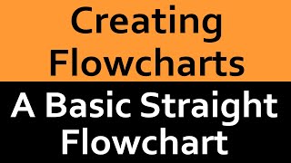 Flowchart Example - Basic Straight Flowchart